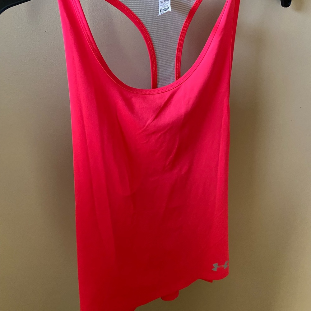 Youth large hot pink under armor shirt